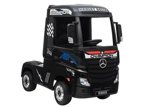 Import LEANToys Mercedes Actros Czarny - Pojazdy elektryczne dla dzieci - miniaturka - grafika 1