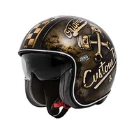 Kaski motocyklowe - PREMIER KASK LE PETIT CLASSIC OP 9 BM, brązowy/OCHER/CZARNY, L - miniaturka - grafika 1