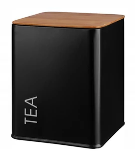 Pojemnik metalowy TEA czarny GALICJA - Nawozy ogrodnicze - miniaturka - grafika 1