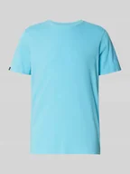 Koszulki męskie - T-shirt z detalem z logo - miniaturka - grafika 1