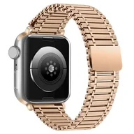Akcesoria do smartwatchy - opaska pasek bransoleta MILANESEBAND "3" Apple Watch 1/2/3/4/5/6/7/8/9/SE 38/40/41mm ROSE GOLD - miniaturka - grafika 1