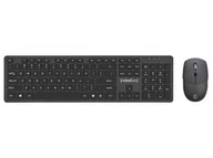 Zestawy myszka + klawiatura - REBELTEC bezprzewodowy klawiatura + mysz MAXIM 2,4GHz, zasięg 10m nano odbiornik USB 104 klawisze QWERTY RBLKLA00043 - miniaturka - grafika 1