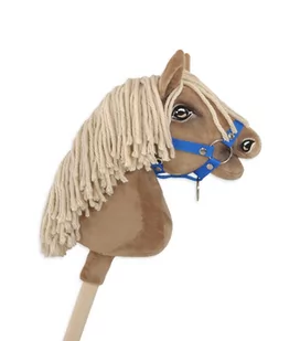 Kantar dla konia Hobby Horse A4 zapinany mały - niebieski - Maskotki i pluszaki - miniaturka - grafika 1