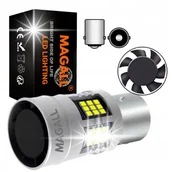 Żarówki samochodowe - ŻARÓWKA LED P21W BA15S 1156 CANBUS FAN-CAN MAGALL BIAŁE MOCNE DRL WSTECZNY - miniaturka - grafika 1