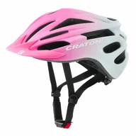 Kaski rowerowe - Kask rowerowy Cratoni Pacer Jr. rozmiar XS/S (50-55cm) różowy/biały matowy - miniaturka - grafika 1