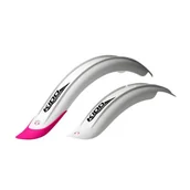 Błotniki rowerowe - SIMPLA Błotniki rowerowe Kido 20 Short Biało-różowy - miniaturka - grafika 1