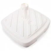 Parasole ogrodowe - Podstawa do parasola PATIO 40x40cm 15l Biała - miniaturka - grafika 1