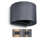 Lampy ogrodowe - Brilagi - LED Kinkiet zewnętrzny RONDO LED/6W/230V antracyt IP54 - miniaturka - grafika 1