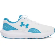 Buty sportowe męskie - Męskie buty do biegania Under Armour UA Charged Surge 4 - białe - miniaturka - grafika 1