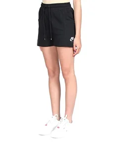 NIKE Nike Szorty damskie W Nsw Air Short Flc Hr czarny czarny/biały XS 26766_464557 - Spodenki damskie - miniaturka - grafika 1