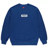 Bluzy sportowe męskie - Bluza Prosto Klasyk Crewneck Bokz KL231MSWE1074 - niebieska - miniaturka - grafika 1