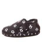 Kapcie damskie - Clarks Kapcie "Fluffy Goal" w kolorze czarnym - miniaturka - grafika 1