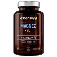 Witaminy i minerały dla sportowców - ESSENSEY Magnez+B6 90caps - miniaturka - grafika 1