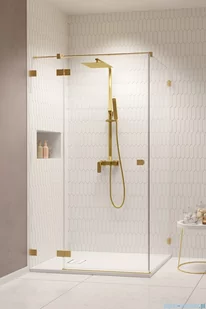 Radaway Essenza Pro Brushed Gold Kdj kabina 90x120 cm lewa szczotkowane złoto 10097090-99-01L/10098120-01-01 - Kabiny prysznicowe - miniaturka - grafika 1