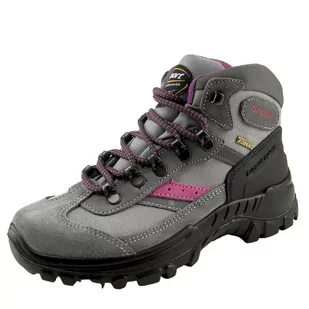 Buty trekkingowe damskie Grisport szare 13316SCA7G - Buty trekkingowe damskie - miniaturka - grafika 1