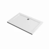 Brodziki prysznicowe - EXCELLENT BREX.1403.140.090.WHN Forma X brodzik prost.110x80 str.bia?y - miniaturka - grafika 1