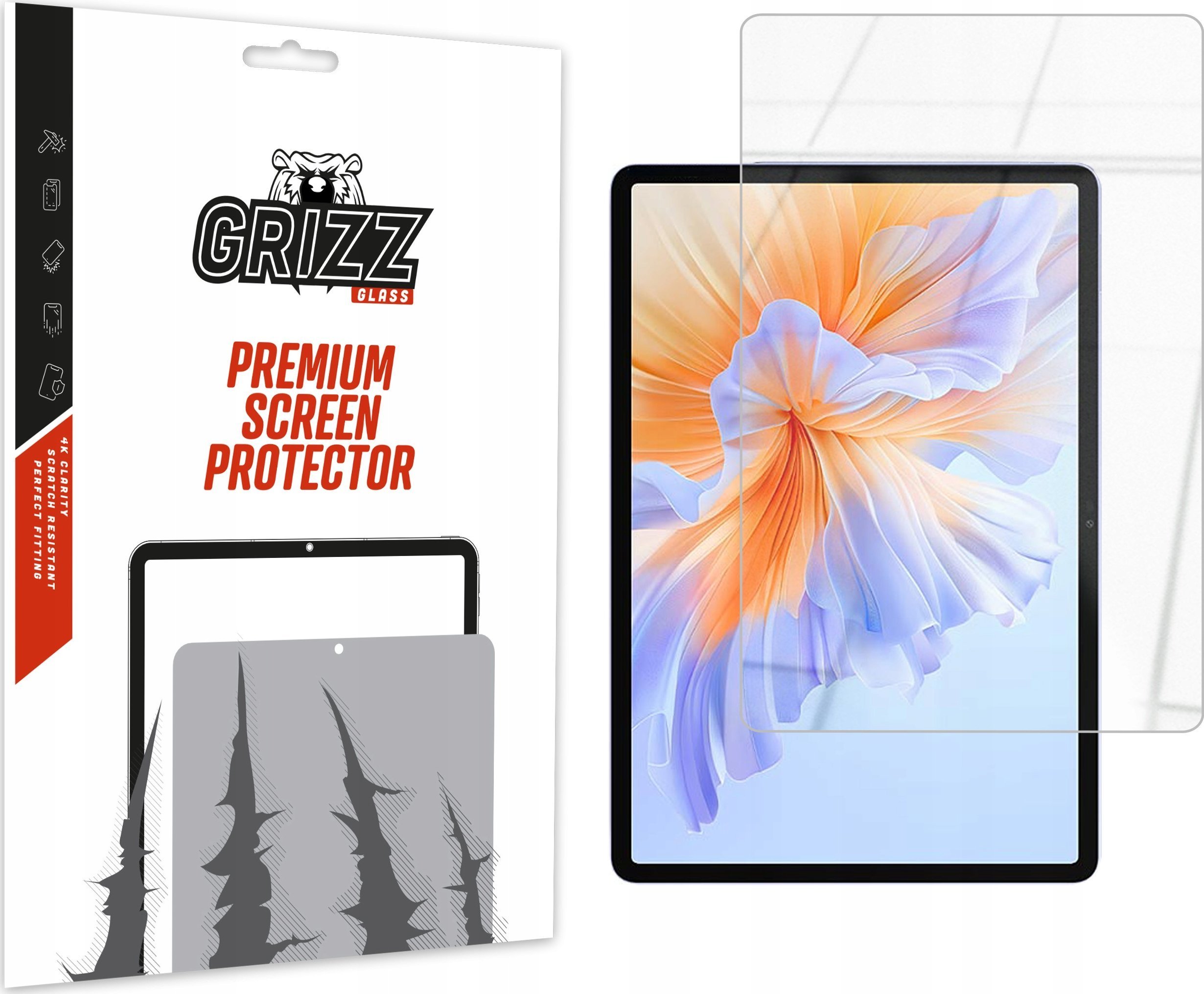 Szkło hybrydowe GrizzGlass HybridGlass do Honor Pad V9