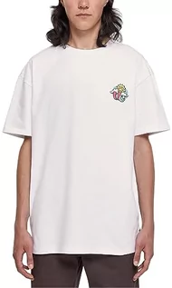 Koszulki męskie - Urban Classics Męski T-shirt Organic Cloudy Tee, dla mężczyzn, dostępny w wielu różnych kolorach, rozmiary S-5XL, biały, M - grafika 1