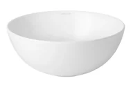 Umywalki - Umywalka nablatowa Uptrend Lena 33 cm okrągła biały połysk UP4005-3 - miniaturka - grafika 1