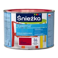 Emalie - Farba emaliowa Supermal akrylowy czerwona 0,4 l Śnieżka - miniaturka - grafika 1