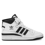 Sneakersy damskie - Sneakersy adidas Forum Mid IG3756 Biały - miniaturka - grafika 1