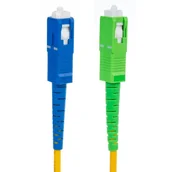Pozostałe akcesoria sieciowe - Patchcord światłowód kabel Maclean, SC/APC-SC/UPC SM 9/125 LSZH, jednomodowy, długość 15m, simplex, G657A2, MCTV-405 - miniaturka - grafika 1