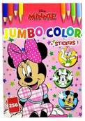 Kolorowanki, wyklejanki - Kolorowanka XXL Disney Myszka Minnie + naklejki. 256 obrazków. - miniaturka - grafika 1