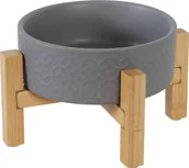 Miski dla psów - Zolux ZOLUX Miska ceramiczna dla psa i kota KERAMO SOLO kol. szary 300 ml - miniaturka - grafika 1