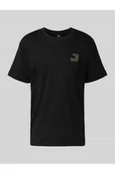 Koszulki męskie - T-shirt z nadrukiem z logo - G-Star Raw - miniaturka - grafika 1