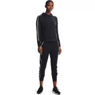 Bluza damska Under Armour Rival Terry Taped Hoodie - Bluzy sportowe damskie - miniaturka - grafika 3