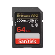 Karty pamięci - SanDisk SDXC 64GB Extreme Pro V30 UHS-I U3 200/90 MB/s - miniaturka - grafika 1