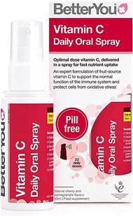 BtterYou - Witamin C Daily Oral Spray, Wiśnia i Granat, 50 ml - Witaminy i minerały - miniaturka - grafika 1