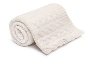 Kocyk Warkocz 100% Wełny Merino Cream My Memi - Koce i narzuty dla dzieci - miniaturka - grafika 1