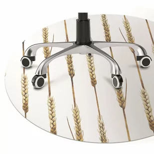 Podkładka pod krzesło Złote zboże fi100 cm - Podnóżki, podpórki, podkładki - miniaturka - grafika 1