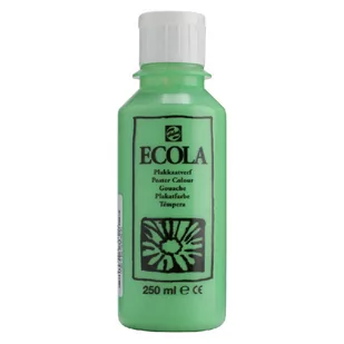 Farba tempera Gwasz, Ecola, 601 light green, 250 ml - Farby i media malarskie - miniaturka - grafika 1