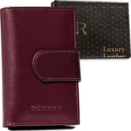 Portfele - Rovicky Elegancki portfel damski ze skóry naturalnej Rovicky NoSize - miniaturka - grafika 1