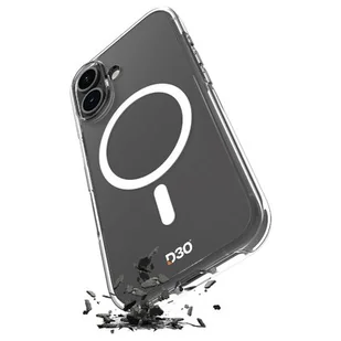 Puro Cover Impact Clear D3O Bio do iPhone 16 Przezroczysty - Etui i futerały do telefonów - miniaturka - grafika 1