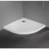 Brodziki prysznicowe - New Trendy B-0580 Brodzik MILD STONE akrylowy p$218łokrągy R55 90x90x4,5 czarny - miniaturka - grafika 1