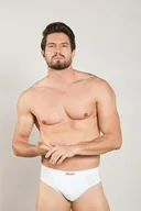 Majtki męskie - Slipy męskie bawełniane (2pack) klasyczne z wewnętrzna gumą Kappa K1101 - miniaturka - grafika 1