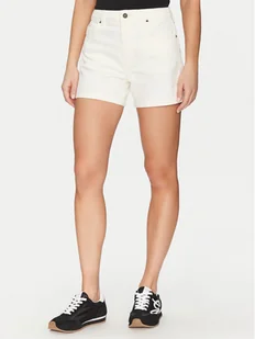 Guess Jeans Szorty materiałowe W5GD0S D5M62 Biały Regular Fit - Spodenki damskie - miniaturka - grafika 1