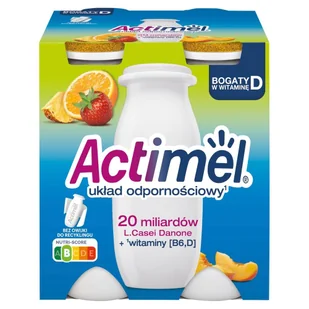 Danone - Actimel wieloowocowy - Kefiry, jogurty, maślanki - miniaturka - grafika 1
