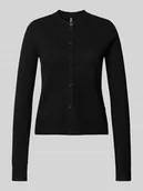 Swetry damskie - Kurtka z dzianiny o kroju regular fit z dodatkiem wełny model ‘MALOU’ - miniaturka - grafika 1