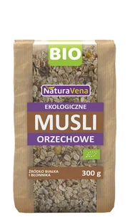 NATURAVENA NATURAVENA EKOLOGICZNE MUSLI ORZECHOWE 300G Zakupy dla domu i biura! 47524327 - Płatki śniadaniowe i musli - miniaturka - grafika 2