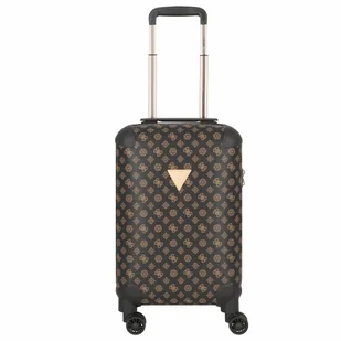 Guess Wilder Travel 4 kółka Walizka kabinowy 46 cm brown - Walizki - miniaturka - grafika 1