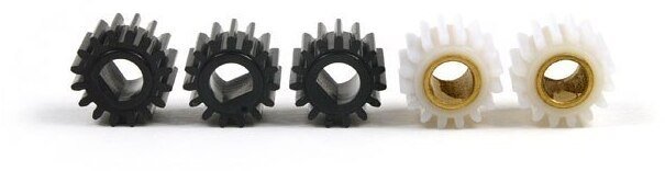 THI Developer gear kit zębatki wywoływaczki do Ricoh Aficio 1015 B0393062 - 2szt B0393245 - 2szt, B0393060 - 1szt kpl 5szt