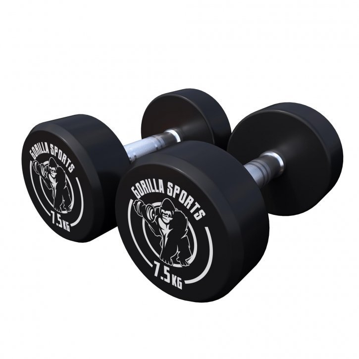 Gorilla Sports Hantli profesjonalne 2x7,5 kg (100277-00008-0106)