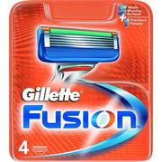 Maszynki do golenia i wkłady - Gillette Fusion wkłady do maszynek 4 szt. - miniaturka - grafika 1