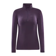 Bluzy sportowe damskie - Damska Bluza CRAFT CORE GAIN MIDLAYER W 1909497-779000 – Fioletowy - miniaturka - grafika 1