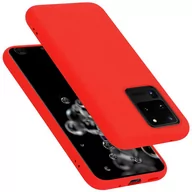 Etui i futerały do telefonów - Pokrowiec Do Samsung Galaxy S20 ULTRA Etui w LIQUID CZERWONY TPU Silikon Case Cover Obudowa Ochronny Cadorabo - miniaturka - grafika 1