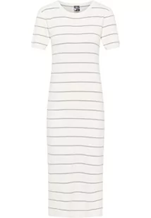 DreiMaster Maritim Damska sukienka z dzianiny 39526286, wełniana biel szary melanż, XL/XXL, Wełna biała, szary melanż, XL-XXL - Sukienki - miniaturka - grafika 1